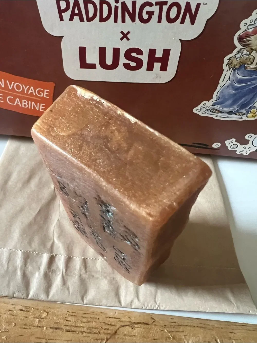 Lush X Paddington Soap PLEASE LOOK AFTER THIS BEAR THANK YOU 3.5 oz